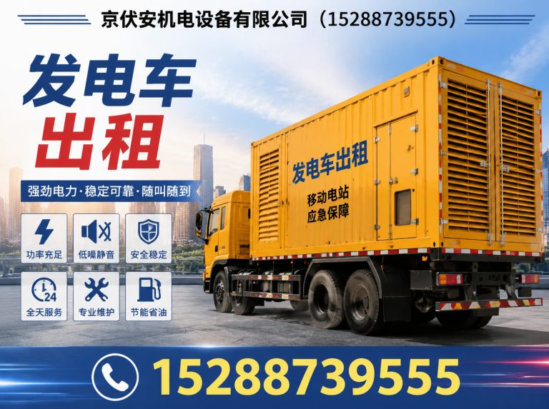 定安发电机出租展示图