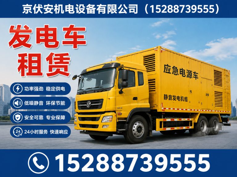定安发电车租赁展示图